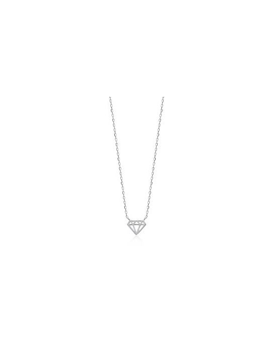 Collier Diamant - Argent 925