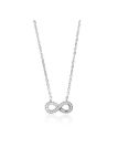 Collier Infini Petit avec Pierre - Argent 925