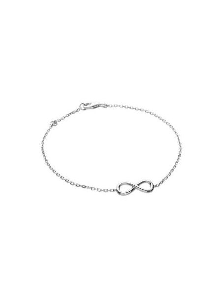 Bracelet Chaîne en Argent Sterling 925 avec Symbole Infini - Élégance Intemporelle et Signification Profonde