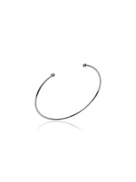 Bracelet Jonc en Argent Sterling 925 - Simplicité Élégante et Classique