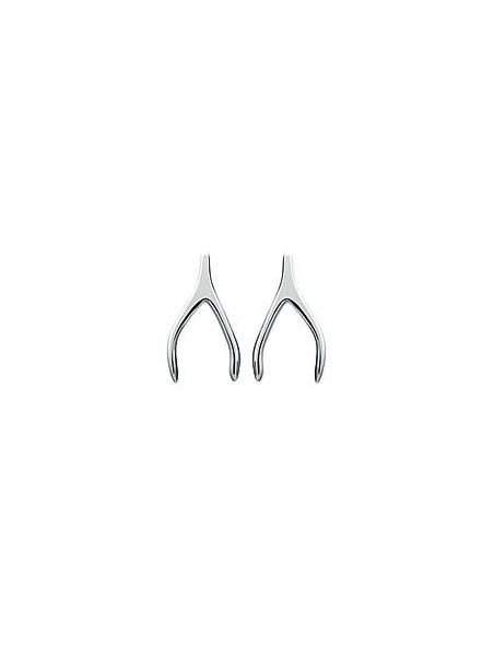 Boucles d'Oreilles en Argent Sterling 925 avec Symboles Porte-Bonheur - Charme et Chance avec Fermoir Poussette