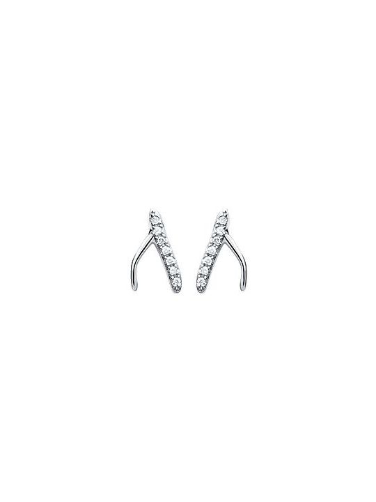 Boucles d'Oreilles en Argent Sterling 925 avec Symboles Porte-Bonheur - Design Charmant et Fermoir Poussette