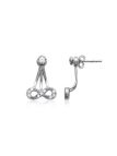 Boucles d'Oreilles Symbole Infini en Argent Sterling 925 avec Fermoir Poussette - Élégantes et Symboliques