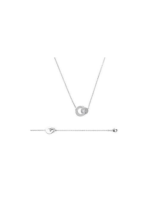 Collier Anneaux Entrelacé - Argent 925