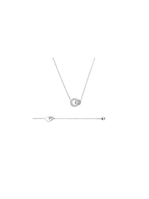 Collier Anneaux Entrelacé - Argent 925