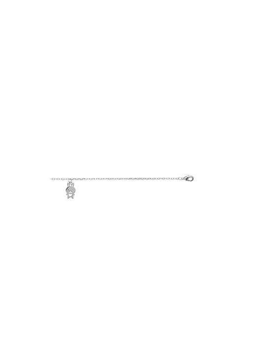 Bracelet Chaîne en Argent Sterling 925 avec Charm Lapin - Douceur et Charme Enjoué