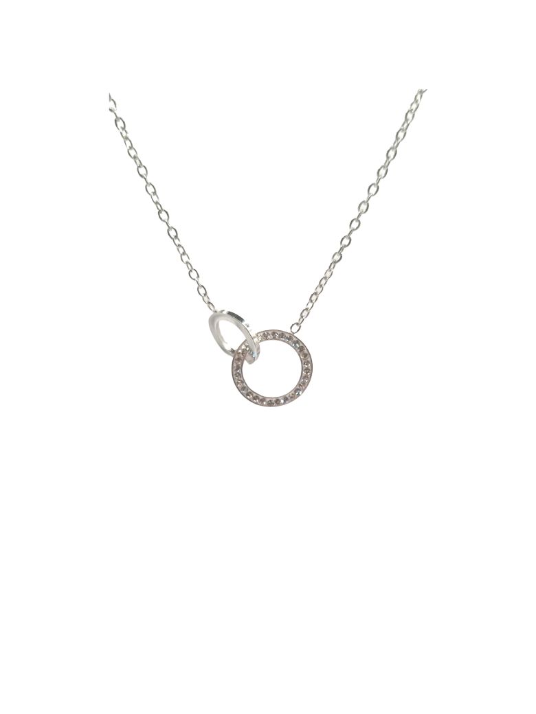 Collier en Acier Inoxydable Argenté avec Solitaire en Zircon – Éclat Élégant et Intemporel