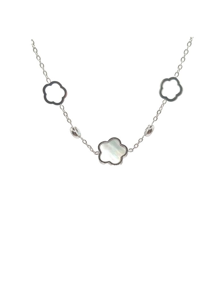 Collier en Acier Inoxydable Argenté avec Solitaire en Zircon – Éclat Élégant et Intemporel