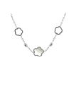 Collier en Acier Inoxydable Argenté avec Solitaire en Zircon – Éclat Élégant et Intemporel