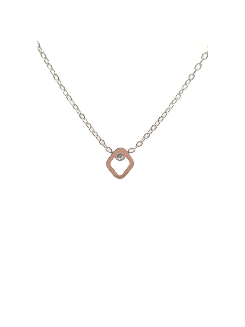 Collier en Acier Inoxydable Argenté avec Solitaire en Zircon – Éclat Élégant et Intemporel