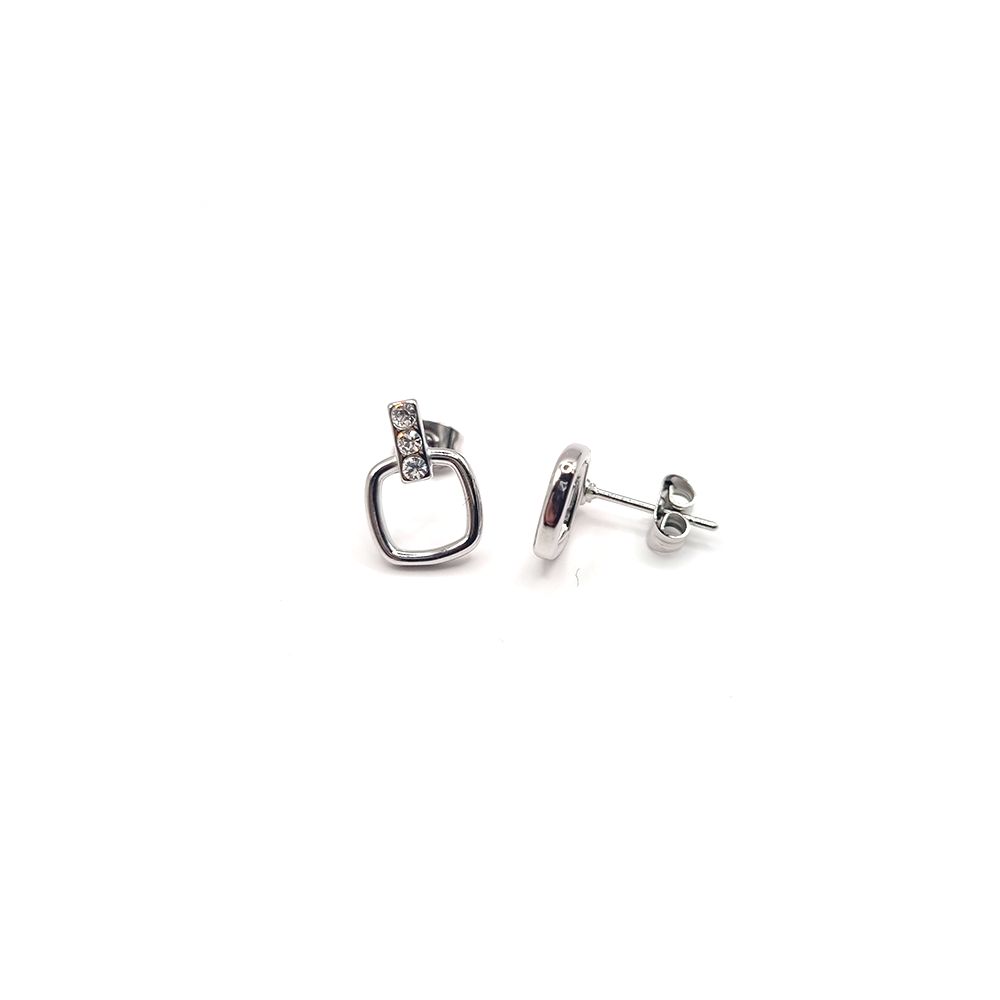 Boucles d'Oreilles en Acier Inoxydable Argenté Créoles 30mm – Classique et Intemporel