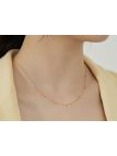 Collier en Acier Inoxydable Argenté avec Cœur Nacré – Douceur et Élégance Intemporelle